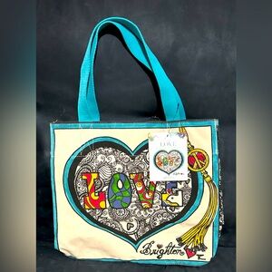 NWT Brighton Summer of Love Canvas Tote Bag